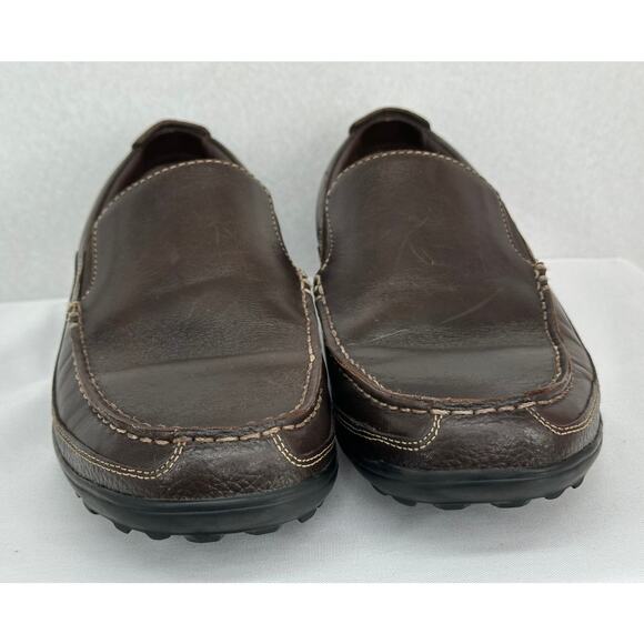 Cole Haan Tucker Venetian Leather Loafers Dark Brown Casual Slip On 9M - Picture 4 of 9
